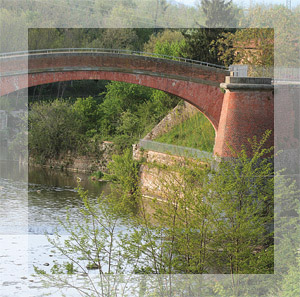 The 'Canale Maestro della Chiana' (Master Canal of the Chiana area) near the Monks Lock