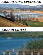 Lago di Montepulciano e lago di Chiusi